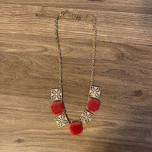 Pink and gold necklace 3/$5 sale